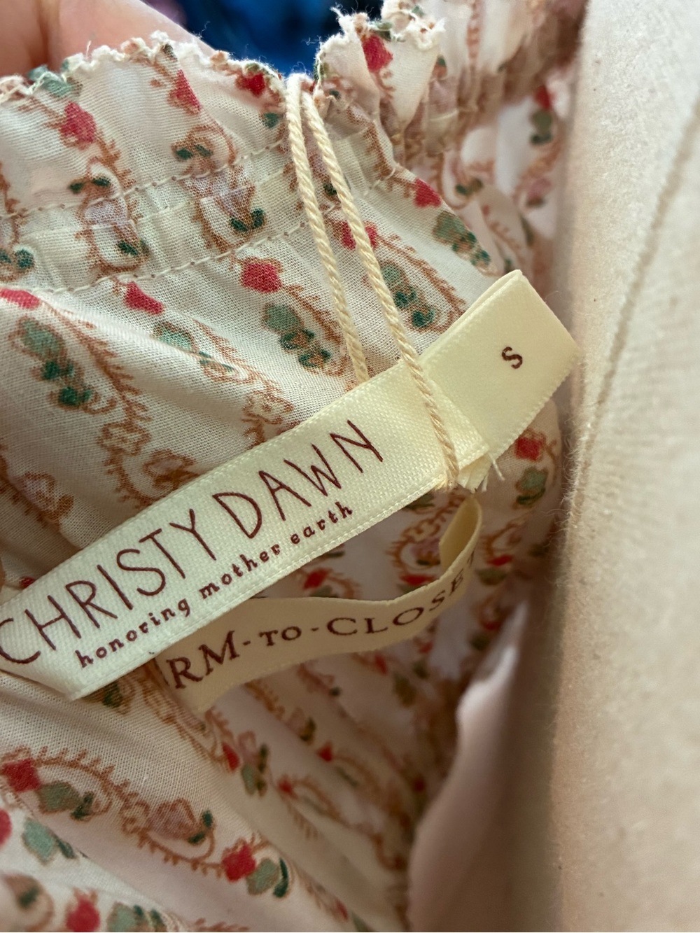 Christy Dawn Truett Dress Petal Cascade size Small NWT - Picture 10 of 10
